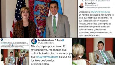 El canciller de Honduras, Eduardo Enrique Reina, pidió este viernes a la embajadora de EE.UU. en Tegucigalpa, Laura Dogu, que “rectifique posiciones” y señaló que su “intención de injerir” en asuntos internos del país “compromete” las relaciones bilaterales.
