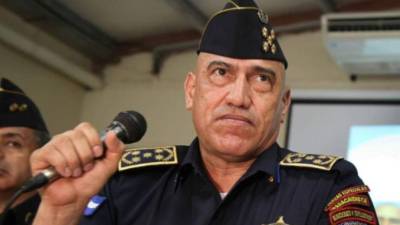 Fotografía de archivo que muestra a Juan Carlos Bonilla cuando era director de la Policía Nacional.