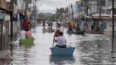 Imágenes las primeras inundaciones del del huracán Willa en México