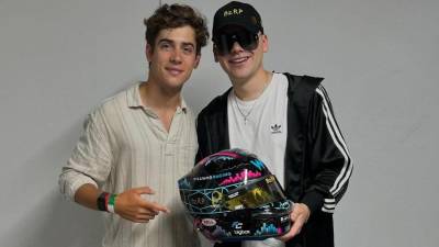 Franco Colapinto y Bizarrap.