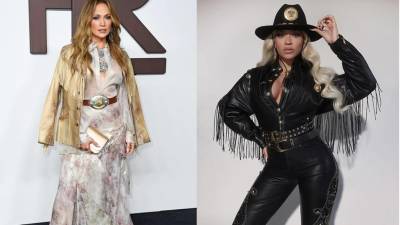 Famosas de la música como JLO y Beyoncé han adoptado este año el look Cowgirl.