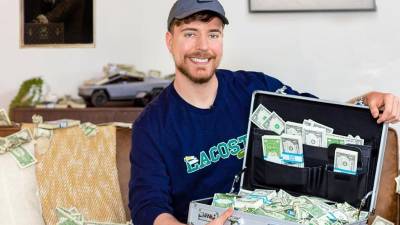 MrBeast en su publicación de Instagram.