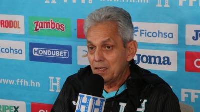 Reinaldo Rueda durante la conferencia de prensa de este miércoles.