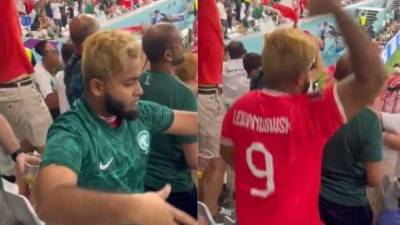 Video: Aficionado árabe cambia de equipo y celebra gol de Lewandowski