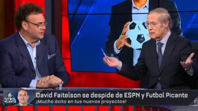José Ramón quiso “atacar” a Faitelson en su despedida de Fútbol Picante