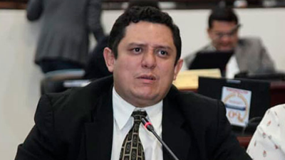 El diputado de Libre, Edgardo Casaña.
