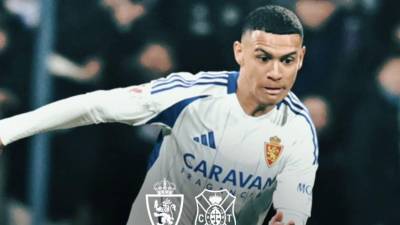 Kervin Arriaga debutó con el dorsal 16 en el Real Zaragoza.