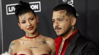 Cazzu y Christian Nodal en una foto de archivo.