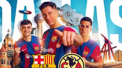 FC Barcelona y América se enfrentarán en Dallas, Estados Unidos.