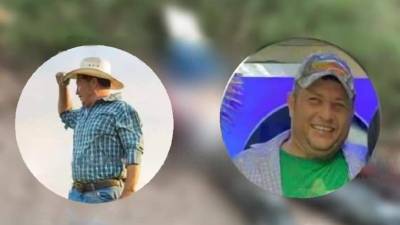 Imagen en vida de los dos hombres que murieron de forma violenta.