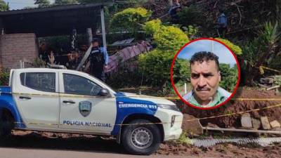 Agentes policiales llegaron a la escena para levantar primeras pesquisas que lleven al esclarecimiento del crimen.
