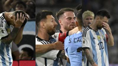 Lionel Messi la pasó mal en la derrota de 0-2 que sufrió Argentina ante Uruguay por las eliminatorias sudamericanas rumbo al Mundial 2026.