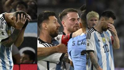 Lionel Messi la pasó mal en la derrota de 0-2 que sufrió Argentina ante Uruguay por las eliminatorias sudamericanas rumbo al Mundial 2026.