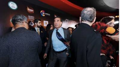 Eduardo Yáñez durante el momento del incidente.