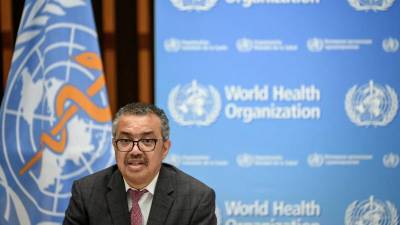 El director general de la Organización Mundial de la Salud, Tedros Adhanom Ghebreyesus.