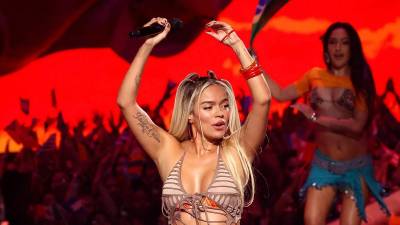 Karol G en la gala de los MTV VMA 2024, el pasado miércoles 11 de septiembre.