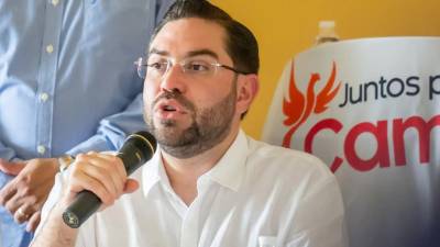 Jorge Cálix, precandidato presidencial por el Partido Liberal de Honduras.