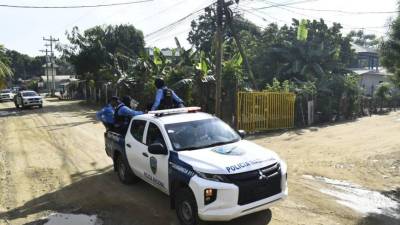 La Policía Nacional instaló un destacamento permanente en la aldea Crique Las Marías de Tela, Atlántida, donde se registró la desapareciendo de 23 personas.