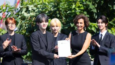 El grupo de K-pop Seventeen.