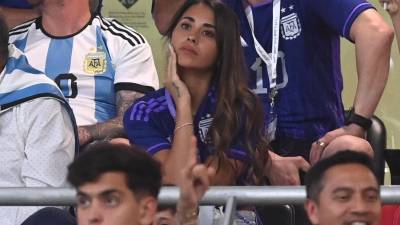Antonela Roccuzzo vivió con mucho sufrimiento el duelo Argentina vs Australia por los octavos de final del Mundial de Qatar 2022.