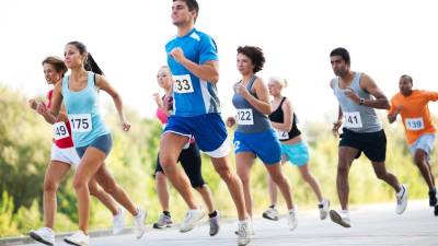 Utilice ropa fresca y cómoda para la carrera
