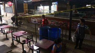 El cilindro de gas explotó en el negocio Rincón Ceibeño.