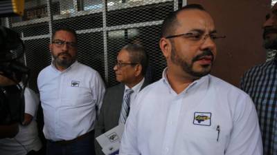 Representantes del Cohep en las instalaciones del MP.