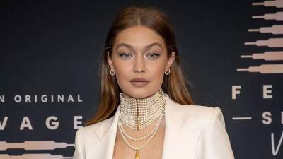La modelo estadounidense Gigi Hadid es hija del refugiado Mohamed Hadid en su cuenta oficial de Instagram.