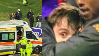 Angustia en Italia luego de un futbolista de la Fiorentina se desvaneció en pleno partido ante el Inter de Milán.
