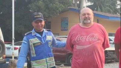 El ciudadano canadiense capturado este martes en la ciudad de La Ceiba, Atlántida (Honduras).