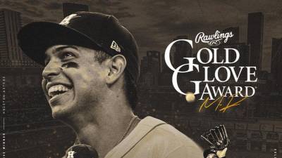 Los Astros de Houston anunciaron a Mauricio Dubón como el ganador del Guante de Oro.