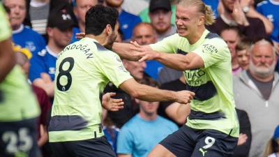 İlkay Gündoğan y Haaland le dieron la victoria al Manchester City.
