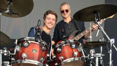 Gary Sinise en una imagen junto a su hijo McCanna Anthony Sinise.