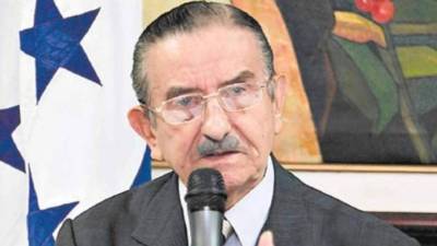 Fotografía en vida del exministro Enrique Aguilar.