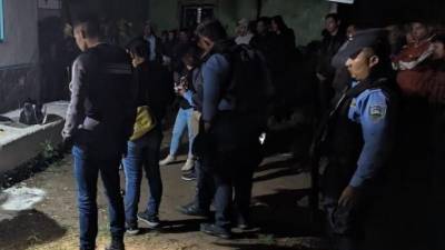 Vecinos se mostraron sorprendidos por el dantesco crimen ocurrido en la madrugada en Las Pavas, El Rosario, Comayagua (Honduras).