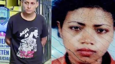 Imágenes de Carlos Mencía (hechor) y Brenda Lizeth Hernández (víctima).