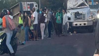 Accidente en Choluteca deja al menos veinte personas heridas