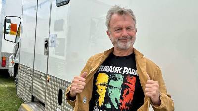 El actor Sam Neill, de 76 años.