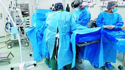 El hospital móvil de Tegucigalpa funciona como módulo quirúrgico, ya se han hecho 772 cirugías.