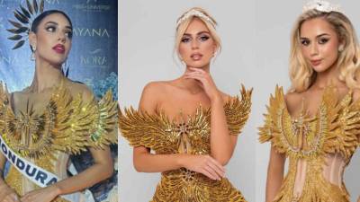 Durante la cena de gala del certamen Miss Universo 2025 en Tailandia, Alejandra Fuentes, representante de Honduras, apareció con un vestido de gala que rápidamente llamó la atención por su diseño deslumbrante... y por haber sido usado también por Miss Bélgica y Miss USA.