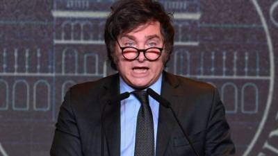 Foto de Javier Milei, presidente de Argentina.