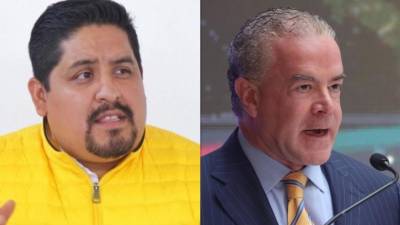Jacobo Reyes León (izquierda), es un presunto líder criminal socio del exdirector de Miss Universo en México, Raúl Rocha (derecha).