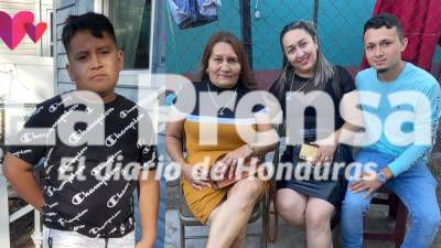 Fotos en vida de las cuatro personas que fueron asesinadas en una vivienda de la colonia Centroamérica de Comayagüela en el Distrito Central de Honduras.