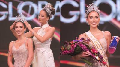 Saffron Maya Snook, representante de Tailandia, ganó el título de Miss Global 2026 en un certamen celebrado en ese país.