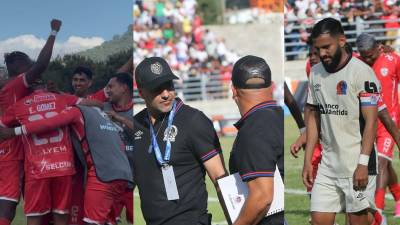 El Olimpia pasó apuros ante el Estrella Roja, pero logró rescatar un valioso empate 2-2 en Danlí. Te compartimso algunas de las imágenes.