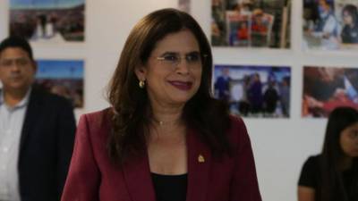 Rixi Moncada, exministra de Finanzas y Defensa del gobierno de Xiomara Castro y excandidata presidencial de Libertad y Refundación (Libre).