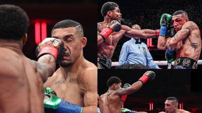 Así fue la pelea que Teófimo López perdió contra Shakur Stevenson, que se llevó el título de peso superligero de la OMB. ¡Imágenes de la pelea en el Madison Square Garden.