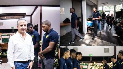 Orinson Amaya falleció este lunes 1 de diciembre y distintas personalidades se han hecho presentes en el velatorio. El Real España asistió este martes a presentar sus condolencias.