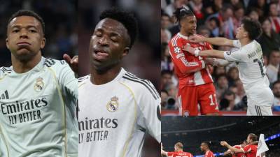 El Real Madrid vs Bayern Múnich por la ida de cuartos de final de Champions League dejó curiosas imágenes. Los blancos lo perdieron 1-2 en casa.