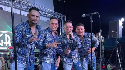 Cristian Rivera, Saúl Martínez, Gerardo Pineda y Laudry Peña son los vocalistas de La Gran Banda.